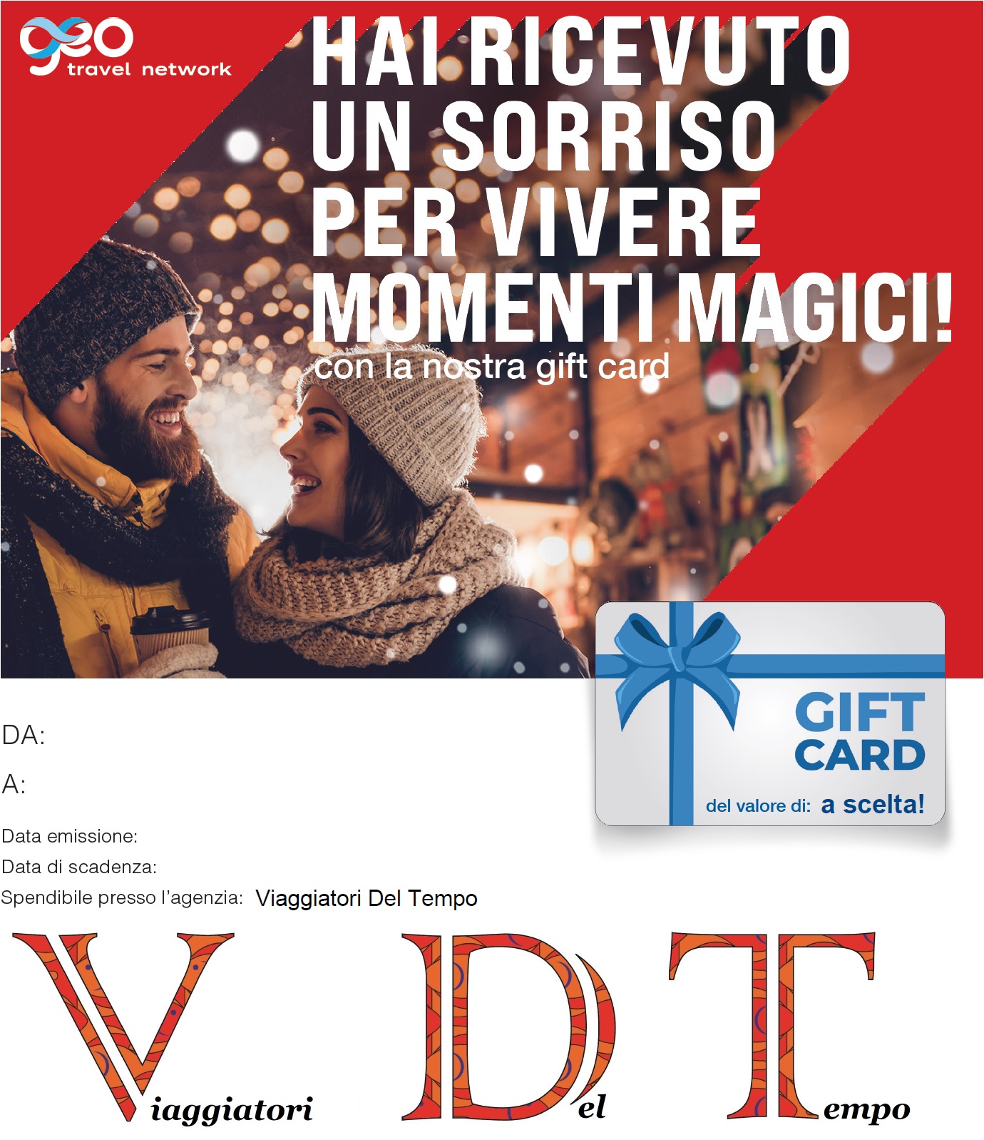 GIFTCARD - CHRISTMAS, Buono Regalo a partire da 20€, con grafica